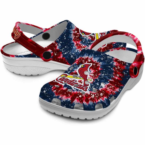 St Louis Cardinals Radiant Burst Effect Crocs Latest Model
