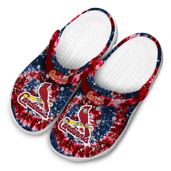 St Louis Cardinals Radiant Burst Effect Crocs Trendy