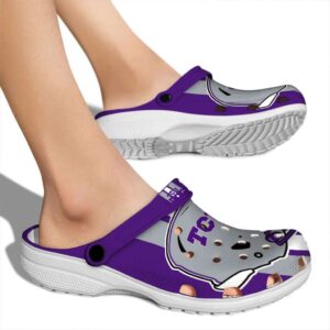 TCU Horned Frogs Helmet Stripes Crocs High quality