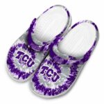 TCU Horned Frogs Radiant Burst Effect Crocs Best selling