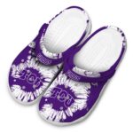TCU Horned Frogs Splatter Graphics Crocs Best selling