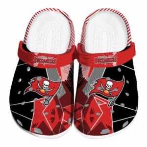Tampa Bay Buccaneers Geometric Background Crocs Best selling