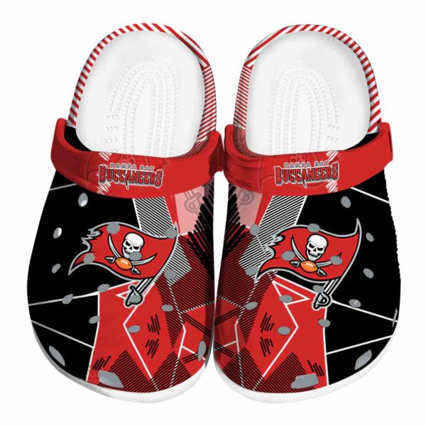 Tampa Bay Buccaneers Geometric Background Crocs Best selling