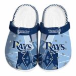 Tampa Bay Rays Geometric Background Crocs Best selling