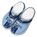 Tampa Bay Rays Geometric Background Crocs Best selling