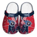 Tennessee Titans Geometric Background Crocs Best selling