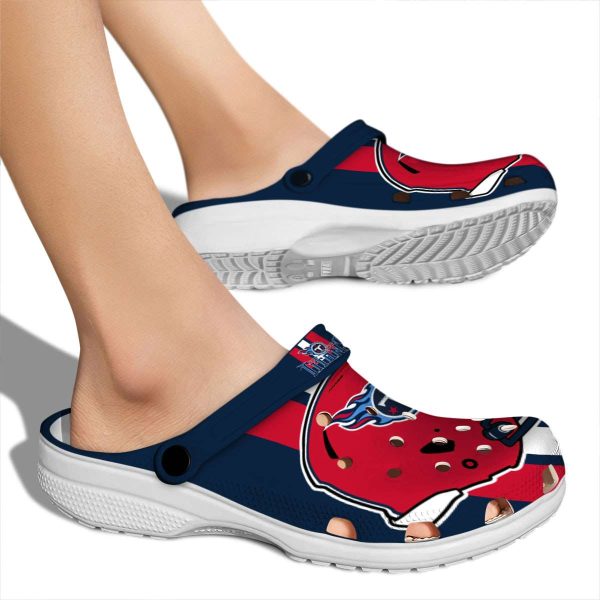 Tennessee Titans Helmet Stripes Crocs High quality