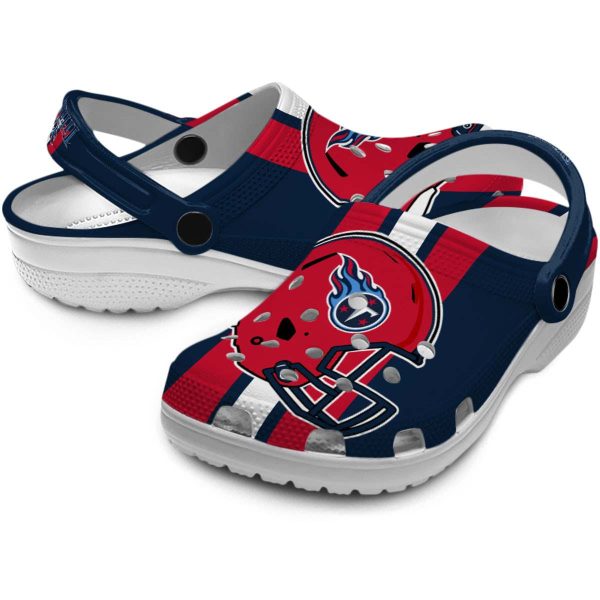 Tennessee Titans Helmet Stripes Crocs Latest Model