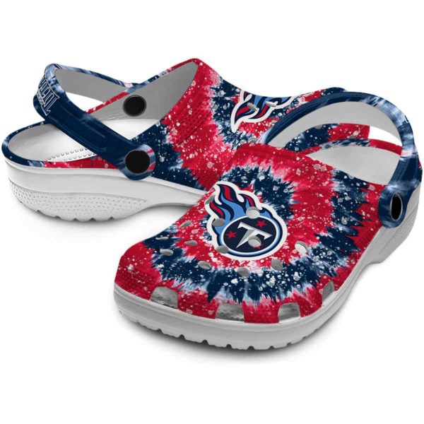 Tennessee Titans Radiant Burst Effect Crocs Latest Model