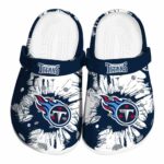 Tennessee Titans Splatter Graphics Crocs Best selling