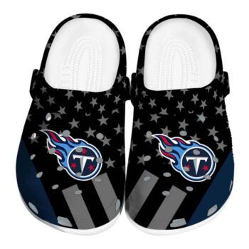 Tennessee Titans Stellar Stripes Theme Crocs Best selling