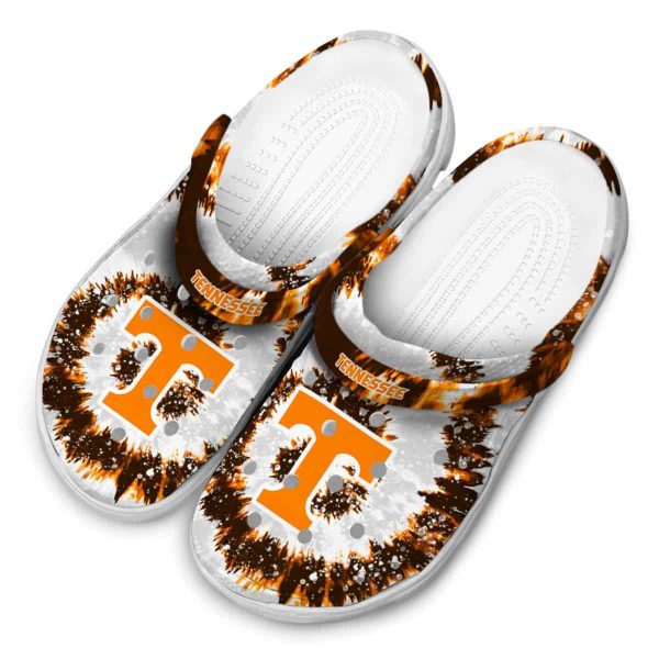 Tennessee Volunteers Radiant Burst Effect Crocs Trendy