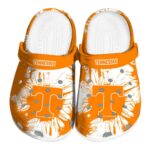 Tennessee Volunteers Splatter Graphics Crocs Best selling