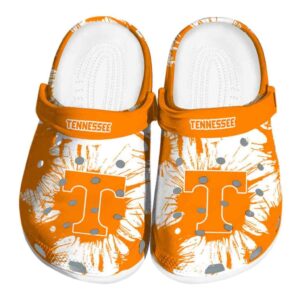 Tennessee Volunteers Splatter Graphics Crocs Best selling