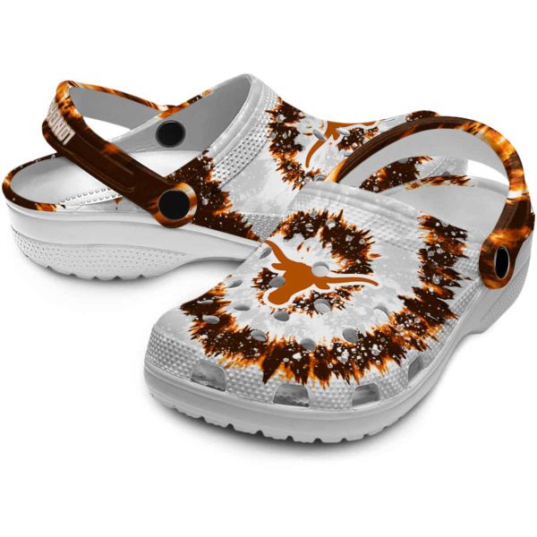 Texas Longhorns Radiant Burst Effect Crocs Latest Model