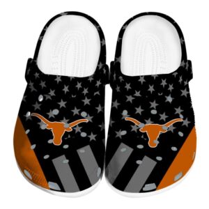 Texas Longhorns Stellar Stripes Theme Crocs Best selling