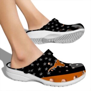 Texas Longhorns Stellar Stripes Theme Crocs High quality