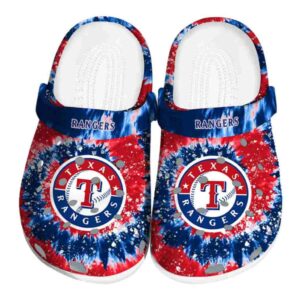 Texas Rangers Radiant Burst Effect Crocs Best selling