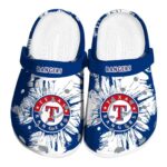 Texas Rangers Splatter Graphics Crocs Best selling