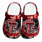 Texas Tech Red Raiders Radiant Burst Effect Crocs Best selling