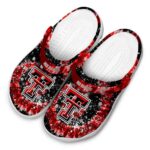Texas Tech Red Raiders Radiant Burst Effect Crocs Best selling