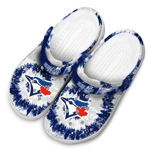 Toronto Blue Jays Radiant Burst Effect Crocs Trendy