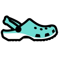Turquoise Crocs