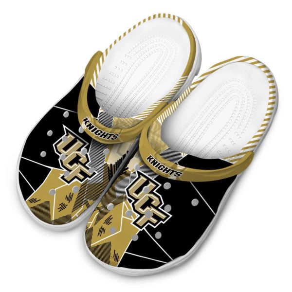 UCF Knights Geometric Background Crocs Trendy