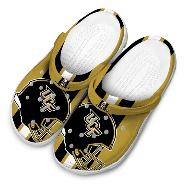 UCF Knights Helmet Stripes Crocs Trendy