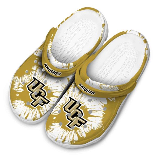 UCF Knights Splatter Graphics Crocs Trendy