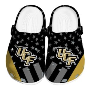 UCF Knights Stellar Stripes Theme Crocs Best selling