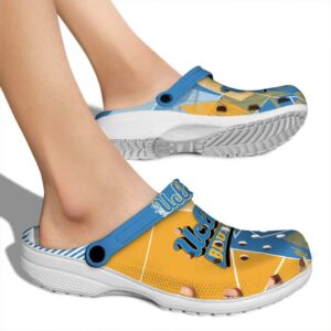 UCLA Bruins Geometric Background Crocs High quality