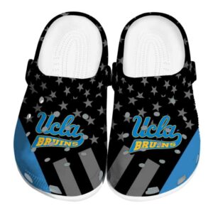 UCLA Bruins Stellar Stripes Theme Crocs Best selling