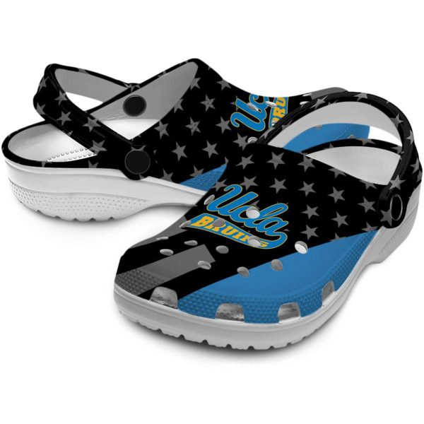 UCLA Bruins Stellar Stripes Theme Crocs Latest Model