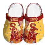 USC Trojans Geometric Background Crocs Best selling