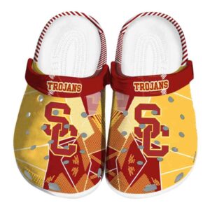 USC Trojans Geometric Background Crocs Best selling