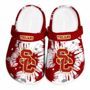 USC Trojans Splatter Graphics Crocs Best selling