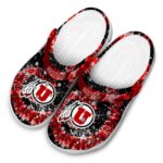 Utah Utes Radiant Burst Effect Crocs Best selling