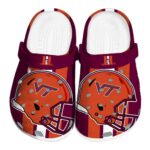 Virginia Tech Hokies Helmet Stripes Crocs Best selling