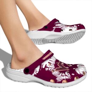 Virginia Tech Hokies Splatter Graphics Crocs High quality
