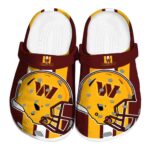 Washington Commanders Helmet Stripes Crocs Best selling
