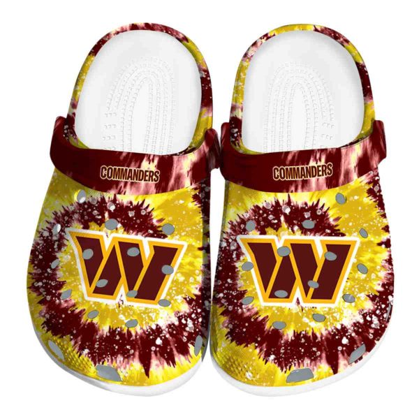 Washington Commanders Radiant Burst Effect Crocs Best selling