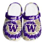 Washington Huskies Radiant Burst Effect Crocs Best selling