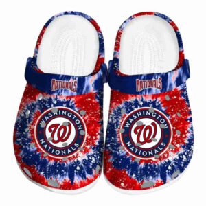 Washington Nationals Radiant Burst Effect Crocs Best selling