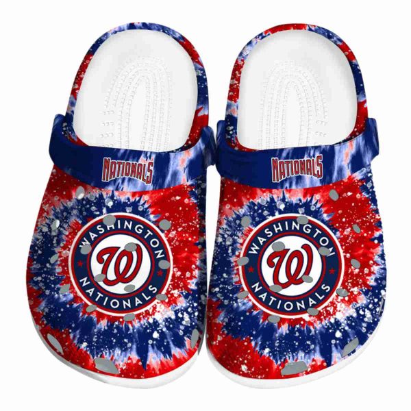 Washington Nationals Radiant Burst Effect Crocs Best selling