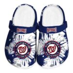 Washington Nationals Splatter Graphics Crocs Best selling