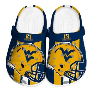 West Virginia Mountaineers Helmet Stripes Crocs Best selling