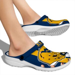 West Virginia Mountaineers Helmet Stripes Crocs High quality