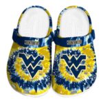 West Virginia Mountaineers Radiant Burst Effect Crocs Best selling