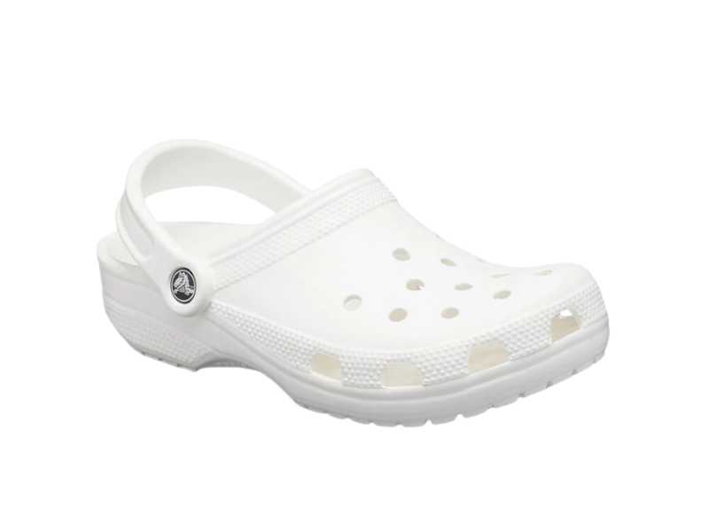 White Crocs have a clean and minimalistic appeal (Source: Crocs)